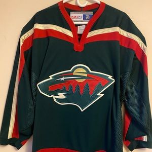 Minnesota Wild NHL CCM hockey jersey